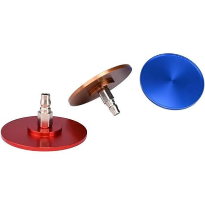 Vac-U-Lock Suction Cup Adapter Quick Connect Device Accessories for Cupping Machine Durable Aluminum 3.94 Inch Strong Suction Cups Compatible with Vac U Lock Systems Replacement Parts (Red) - color: Red