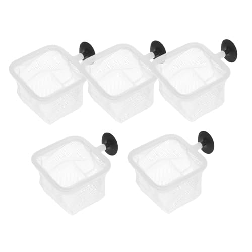 BESPORTBLE 5pcs Fish Tank Net Mesh Separator Cups for Fish Breeding and Easy to Clean Aquarium Divider