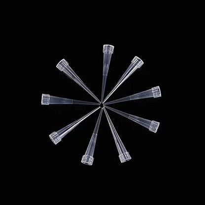 10ul Pipette Tips - Universal Pipette Tips - Racked,RNase/DNase Free & Pyrogen Safe, Clear, 96 Tips/Rack Pk x 10 Racks（960 Tips） - size: 10µL