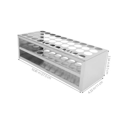 Stainless Steel Test Tube Holder Lab Tube Rack Easy to Clean Efficient Storage
