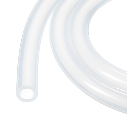 5ft 5/16" ID x 7/16" OD Silicone Tubing Clear 8mm x 11mm Industrial Plastic Tubing Pure Silicone Hoses for Pump Siphoning Draining Irrigation Brewing