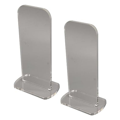 Glove Stand for Boxing, 2Pcs Acrylic Boxing Glove Stand Vertical Boxing Glove Display Stand Acrylic Gloves Holder for Boxing Collectors (Transparent) - color: Transparent