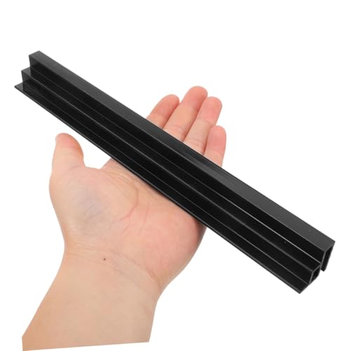 Happyyami Fish Tank Edge Strips Aquarium Mat for Under Tank Plastic Edge Guard Slide Design Size s