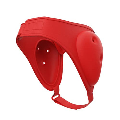Snapdown Wrestling Headgear, Soft Adjustable Ear Guard for Adults and Youth, MMA and BJJ, One Size - color: Red