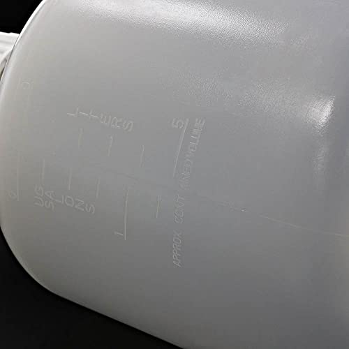 10L (2.5 Gallons) Round Carboys with Handles,Molded Graduations, Autoclavable PP Material, Heavy Duty Water Can, Lab, Home, Travel Liquid Storage, LVAA001 - style: 10L
