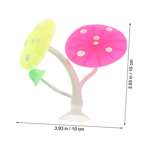 VICASKY Betta Fish Leaf Hammock Silicone Resting Bed for Betta Fish and Spawning Lightweight Floating Leaf Accessory for Aquatic Habitat