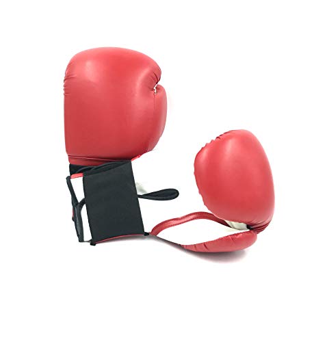 Boxing Gloves Red Kickboxing, Grappling, Fighting, Muay Thai Training Boxing Bag Gloves, Punch Bags and Focus Pads Punching Plain-Blank Vinyl Gloves No Logo - size: 10oz