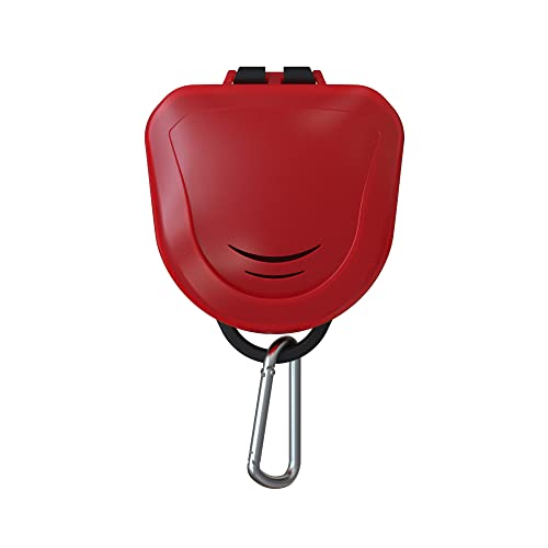 Ventilated Protective Mouth Guard Case - Red - color: Red