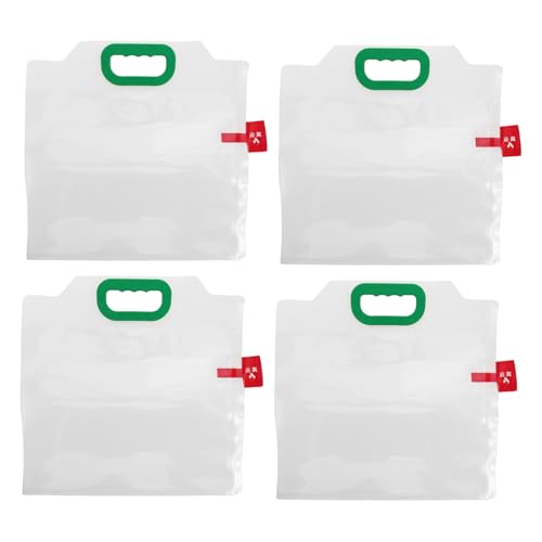 balacoo 4pcs Fish Transport Bag: With Oxygen Support Transparent Design For Easy Observation Portable Handheld Bag For Live Fish Shipping