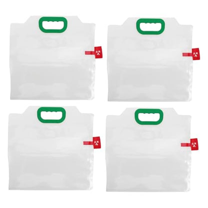 balacoo 4pcs Fish Transport Bag: With Oxygen Support Transparent Design For Easy Observation Portable Handheld Bag For Live Fish Shipping