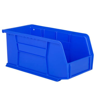 HE HUDSON EXCHANGE 11" x 5.5" x 5" Plastic Stackable Storage Bin, Blue - color: Blue, size: 1 Pack