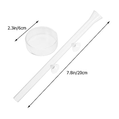 LIOOBO 1set Fish Feeder Transparent Shrimp Device for Fish Tank Multi-Functional Aquarium Supplies Box