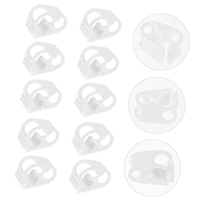 10pcs Siphon Hose Clips for Flow Control Adjustable Shut off Clamps for Water Tubing Corrosion Resistant Silicone Hose Holders for Brewing and Irrigation Systems