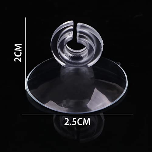 Leadigol 10 PCS Aquarium Pipe Suction Cups,Cup Holder Sucker 10 PCS Aquarium Suction Sucker 4mm/6mm Pump Airline Tube Air Pumps Accessories for Fish Tank