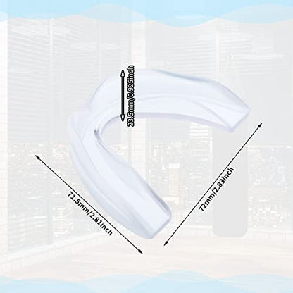 Kathfly 50 Pcs Football Mouth Guards Bulk Sports Mouthpieces - color: Clear