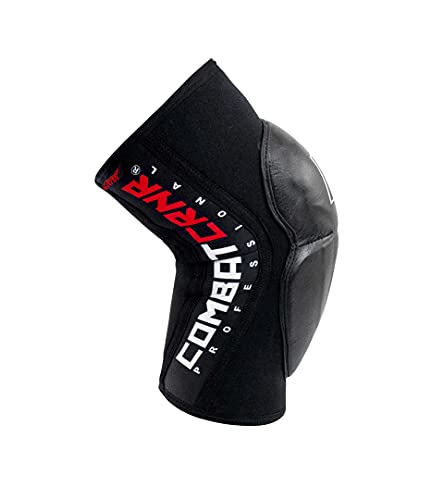 Combat Corner Premium Knee Pad | Thick Protective Sleeve for Training, Competition, Sports | Anti-Slip Comfortable Construction - size: Medium