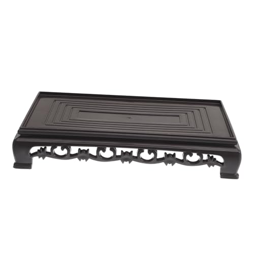 ibasenice Rectangular Plastic Flowerpot Stand for Indoor Plants and Fish Tanks Versatile Pedestal Base Stable Support for Decoration Design for Home and Garden Use