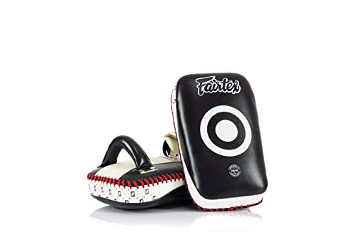 Fairtex KPLC2 Thai Pads Standard + SP5 Black Small ShinGuard