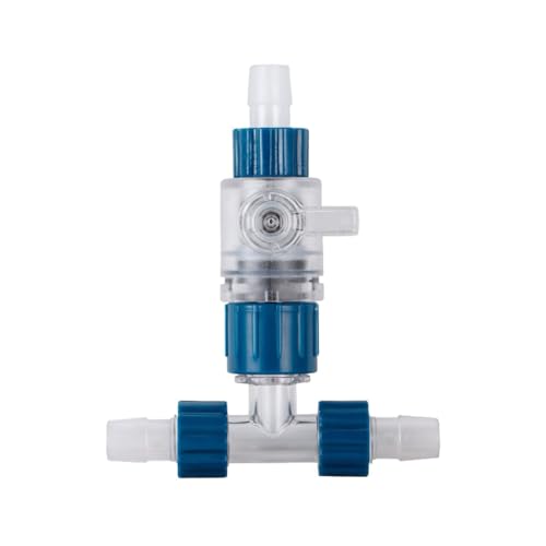 MiOYOOW Aquarium Hose Valve, 3-Way Aquarium Filter Connector Fish Tank Hose Adapter with Quick Release for 12MM/16MM/20MM Water Pipe - size: 20mm
