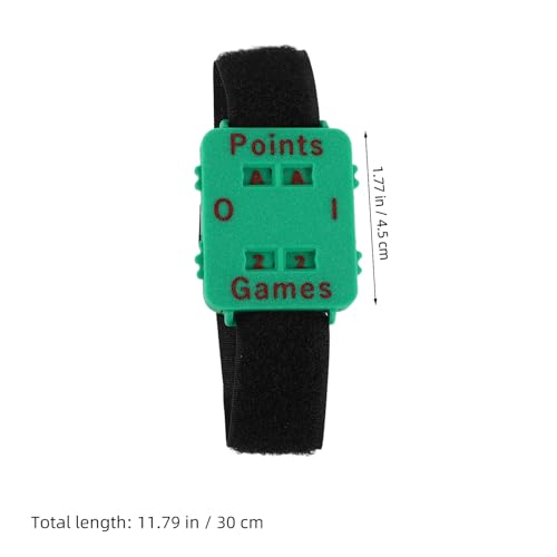 Golf Score Counter Watch, Manual Golf Score Counter - Plastic Compact Watch Stroke Keeper - Manual Dial Indicator, Green
