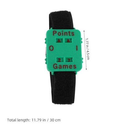 Golf Score Counter Watch, Manual Golf Score Counter - Plastic Compact Watch Stroke Keeper - Manual Dial Indicator, Green