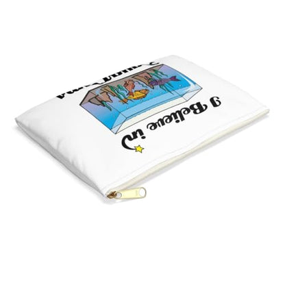 3dRose I Believe In Aquariums Accessory Pouch Large - size: Large