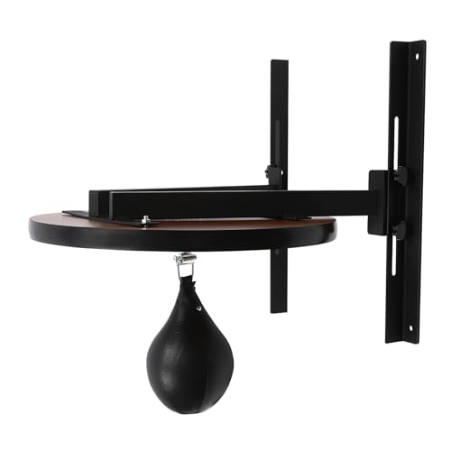 Speed Bag Platform, Speed Bag Platform Kit with Adjustable Height, Heavy Duty Boxing Training Equipment with Punching Ball for Homes, Gyms, Companies, Schools