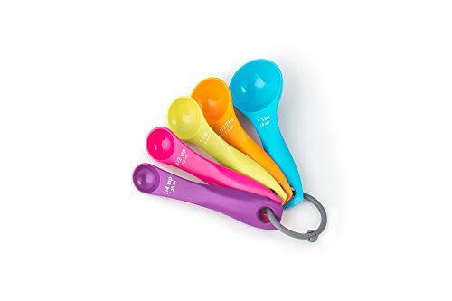 Fox Run 4843 Measuring Spoon Set, 2 x 5 x 1.75, Multicolored