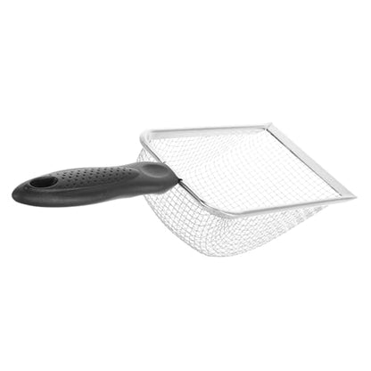 WOONEKY Sand Sifter Shovel Reptile Stainless Steel Mesh Litter Scoop Easy to Clean