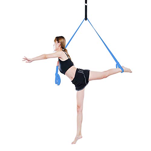 Yoga Stretch Strap - to Improve Leg Stretching - Perfect Home Equipment for Ballet, Dance, Warm upand Gymnastic Exercise - Excellent Gift for Your Friends, Children, and Loved Ones - color: Light blue