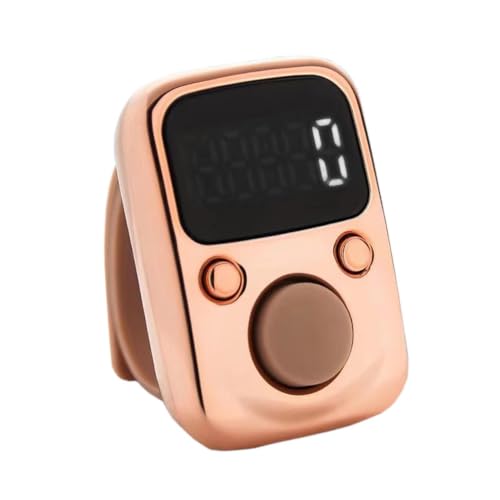 Counter Clicker Portable Hand Finger Counting Clicker - color: Gold