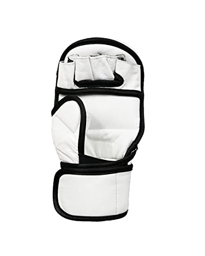 Flight MMA Training Gloves - color: White, size: Small