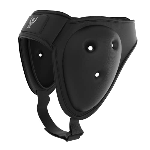 Snapdown Wrestling Headgear, Soft Adjustable Ear Guard for Adults and Youth, MMA and BJJ, One Size - color: Black