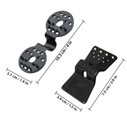 Artibetter 30pcs Reusable Mesh Buckle and Film Clip for Garden Greenhouse, Non-slip Agricultural Net Clamp Set and Square Clips for Sunshade and Bird Net Fixing