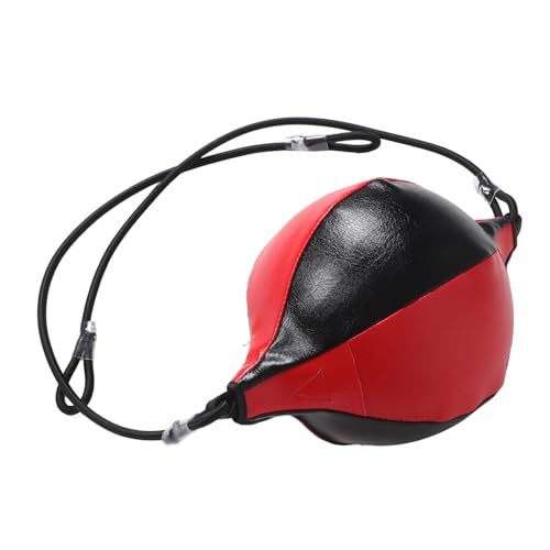 Double-End Boxing Speed Ball PU Reflex Punching Bag Training Equipment for Men and Women Home Boxing Reaction and Coordination Exercise