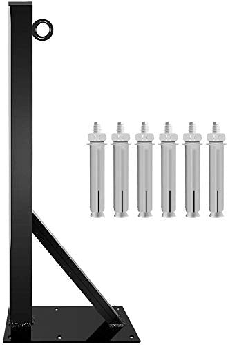 Aoneky Heavy Duty Punching Bag Wall Mount Bracket, 1000LB Capacity Universal Boxing Bag Hanger for MMA, Muay Thai, Home Gym Training, Solid Steel Construction with 6 Bolts - size: 40 inch