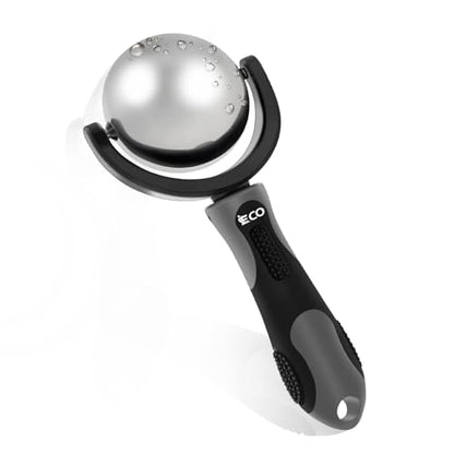 Massage Ice Roller Ball Cold & Heat Therapy Plantar Fasciitis Roller | Alleviating Shoulder, Arms, Back, Legs, Calves or Muscle Tension, Perfect for Workouts Relaxation - color: Gray+black