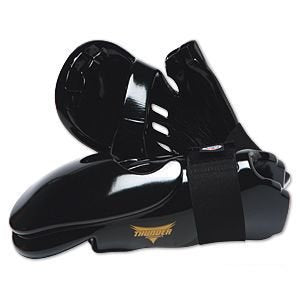 Proforce Thunder Double Layered Punches Karate Sparring Gloves - color: Black, size: Small (Knuckle Width: 3-1/4" - 3-3/8")