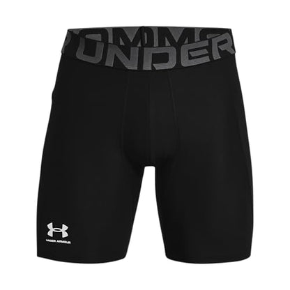 Under Armour Men's Armour Heatgear Compression Shorts - color: Black (001)/Pitch Gray, size: Medium