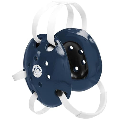WrestlingMart Throwback Adult Wrestling Headgear for Men & Women - color: Navy