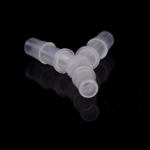 Plastic Barb Equal Y Tee 5/8" hose ID Polypropylene pipe connectors Plastic Joint Splicer Mender Adapter Union Boat Water Air Aquarium O2 Fuel (pack of 3) - size: 5/8 Inch, style: Pack of 3