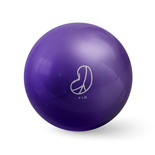 Bean Products Soft Weighted Balls for Exercise - Soft and Safe Workout Balls for Yoga, Rehab, Pilates and Fitness - Latex Free, Easy to Grip, Versatile Physical Therapy Exercise Ball - color: 6 Lbs-One Ball