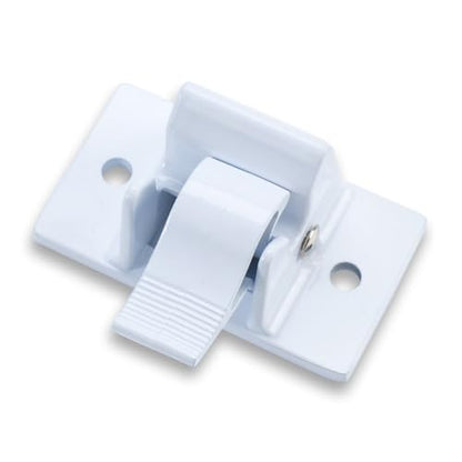 2PC 3104653.005 RV Awning Bottom Mounting Bracket White | Steel & aluminum build, rust-proof, with sealing gasket, fits 8300 8500 9000 awnings