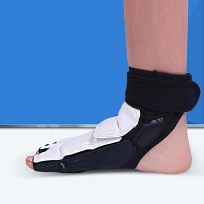 Taekwondo Foot Protector Double Fixation Elastic Cloth Surrounding Design for Kids - size: X-Small