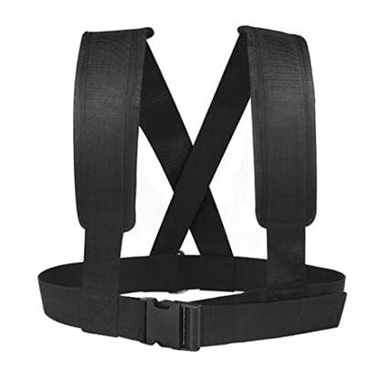 Sled Harness Tire Pulling Speed Resistance Power Belt Adjustable Weight Trainer with Pull Strap Sports Pull Rope, ordinary