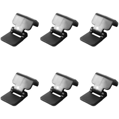 6 Pcs Terrarium Lock, Black Plastic Clips for Aquarium & Reptile Cages, Old Version Escape Prevention Latch, Long-Lasting, Fits 0.7 in / 1.7 cm Lids