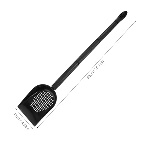 Lurrose Ergonomic Long Handle Aquarium Sand Cleaner Shovel Multi-Functional Fish Tank Gravel Scoop Debris Removal Secure Tank Decoration Maintenance Lizards Habitats Garden Sand Cleaning