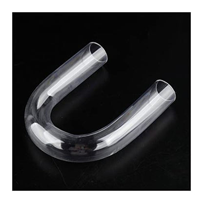 1pcs Transparent Acrylic Pipe Aquarium Fish Tank U-Shape Connector Water Supply Tube, for Garden Supplies Home DIY Connector O.D 20~32mm (Color : Outer Dia 25mm)
