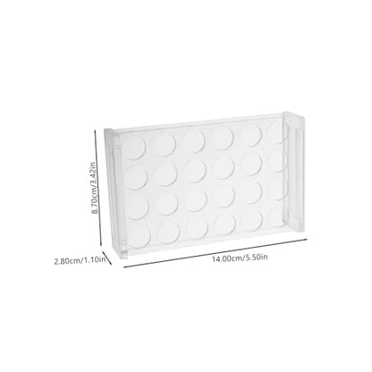 STOBAZA 4pcs -Slot Acrylic Test Tube Holder Stand Preroll Tubes for Laboratory
