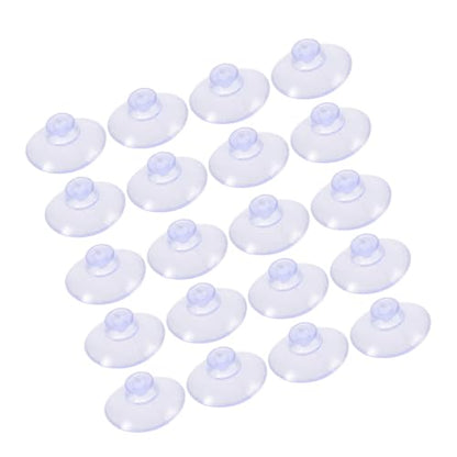 Homoyoyo 200pcs Suction Cup Towel Hooks for Glass Tabletop Suction Cups Adhesive for Aquarium Window Display